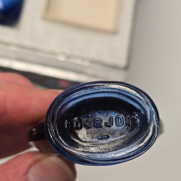 VTG Bourjois Evening In Paris Gift Set Talc Cologne Perfume Miniatures Set of 4 - Picture 7 of 15